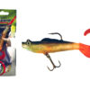 WIZARD SWIMBAIT - TWISTER PERCH GUMENÁ NÁSTRAHA - 4-inch - fullviolet - twister-perch